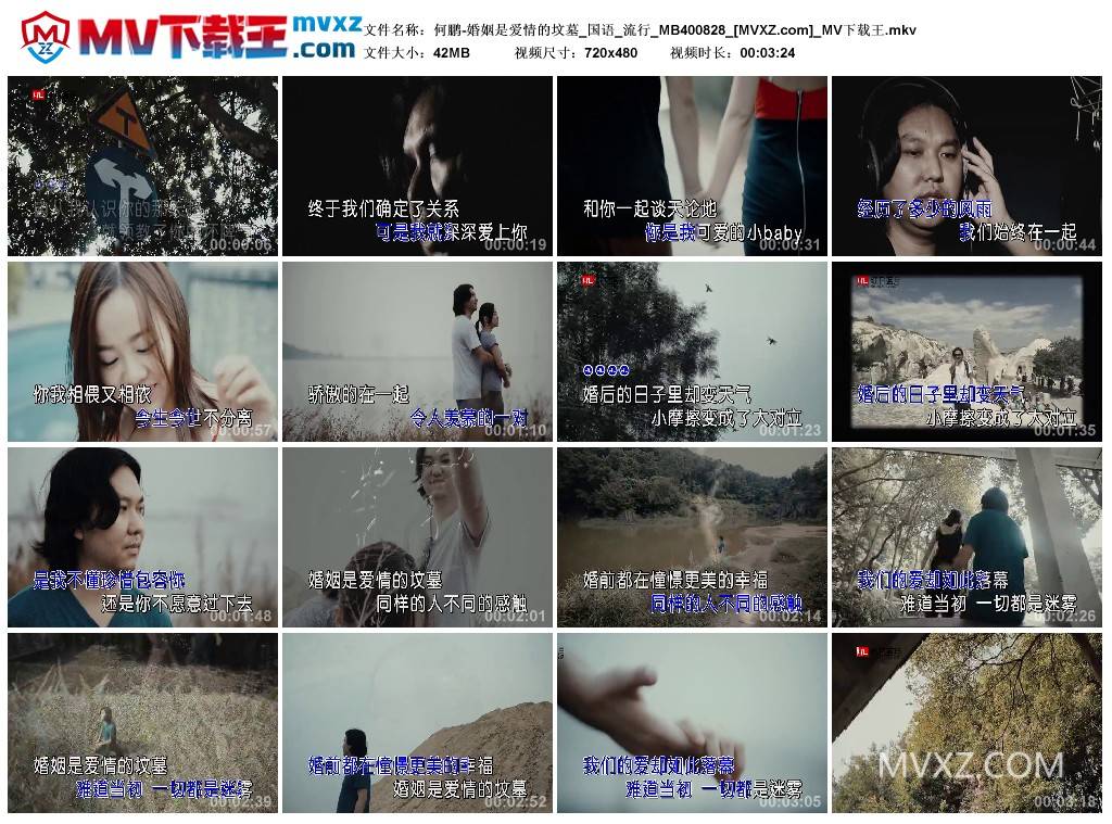 何鹏-婚姻是爱情的坟墓_国语_流行_MB400828